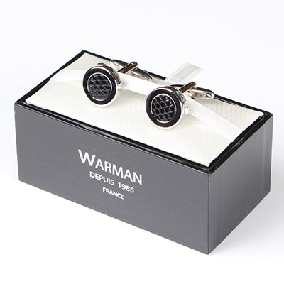 WARMAN 2 in 1フランス製レザーカフス ブラック WARMANCUFF-01