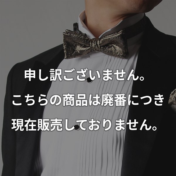 西陣織蝶ネクタイ オイルオンキャンバス ゴールド NBF-4