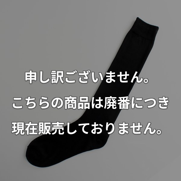 ロングホーズシルクソックス 黒 S-04