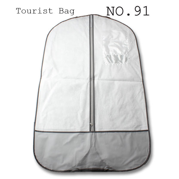 US型 片面不織布 シルバー (NO91) TOURISTBAG-91