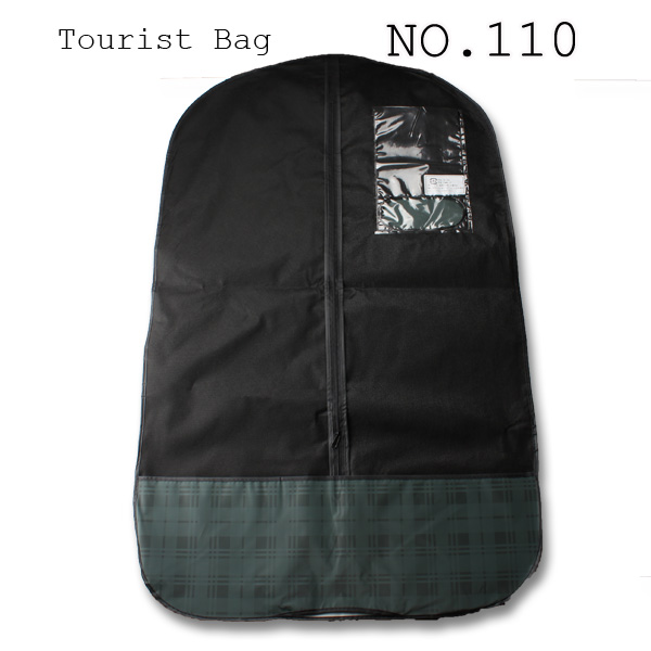 US型 チェック&黒(NO110) TOURISTBAG-110