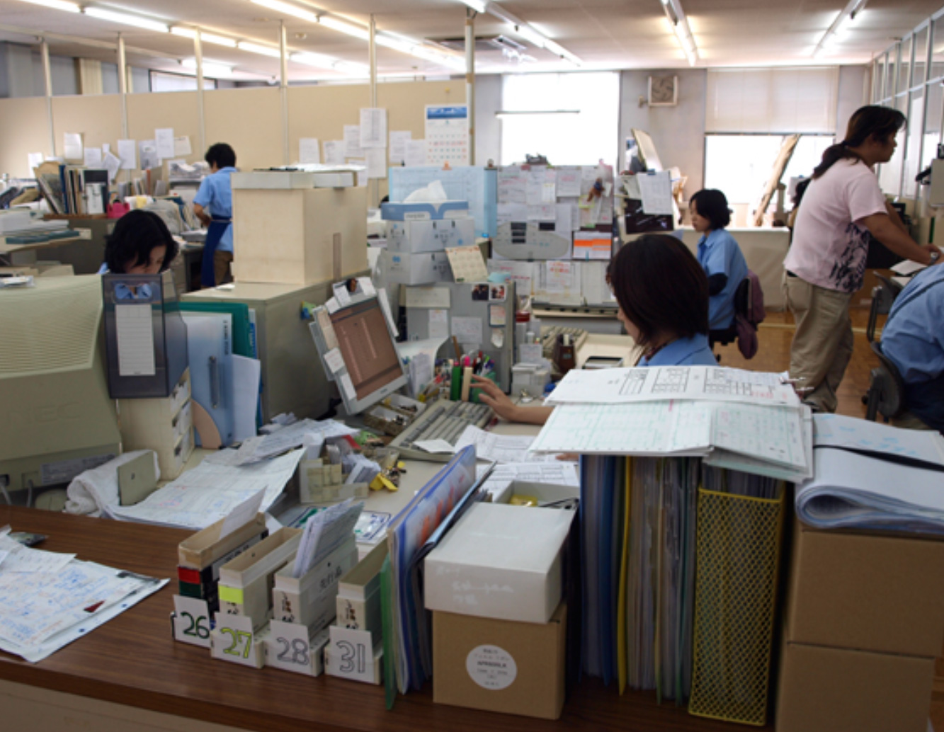 厳重な生産管理体制の画像