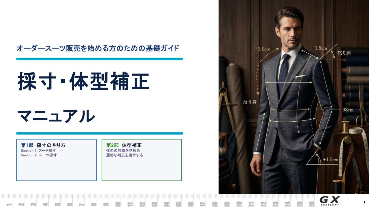 採寸・体型補正マニュアル表紙